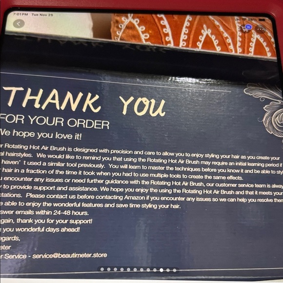 Gold Hair Styling Brush Set - Picture 10 of 10